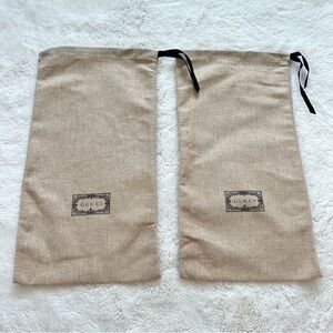 Gucci dust bags for shoes Authentic